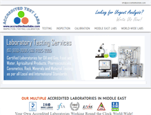 Tablet Screenshot of accreditedtestlabs.com